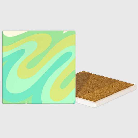 PP-COASTER-SQR-4PK - Square Coaster Mockup