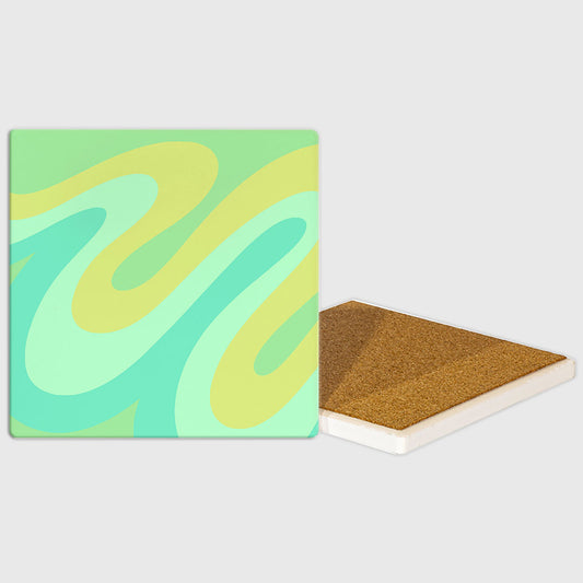 PP-COASTER-SQR-4PK - Square Coaster Mockup