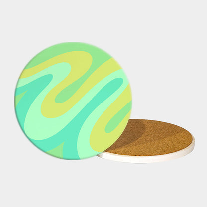 PP-COASTER-RND-4PK - Round Coaster Mockup